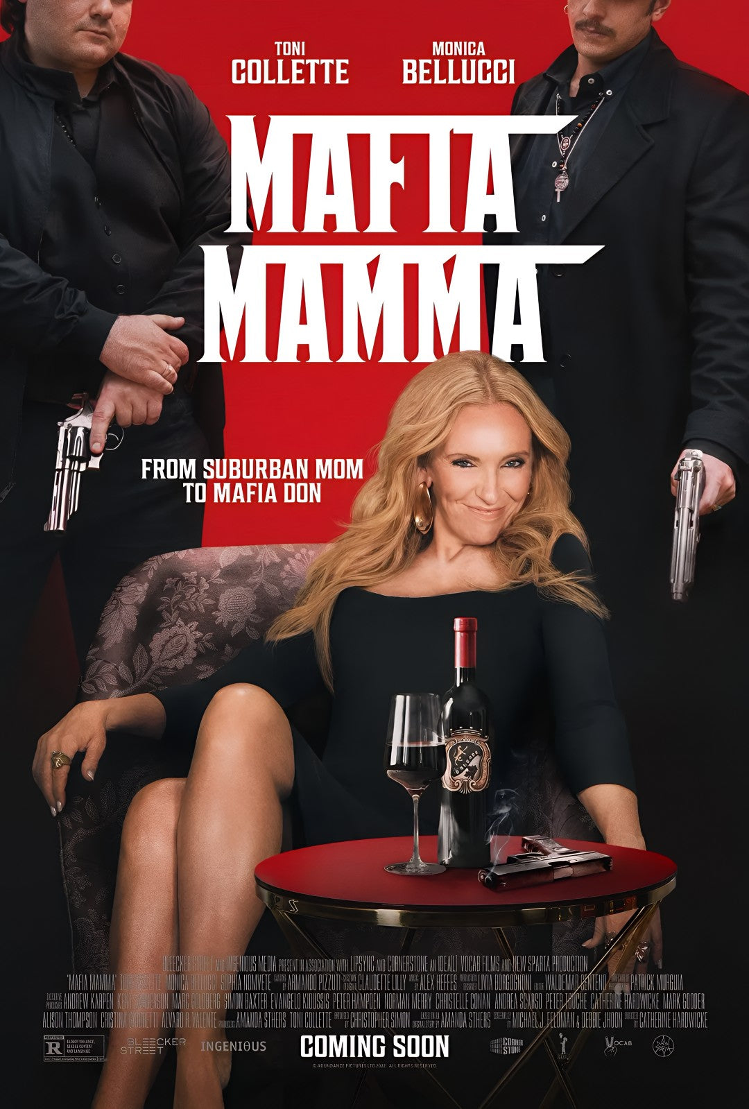 1-Disc Mafia Mamma (2023) 1080P for Gift Movie All RegionPlay Seal Box Blu-ray