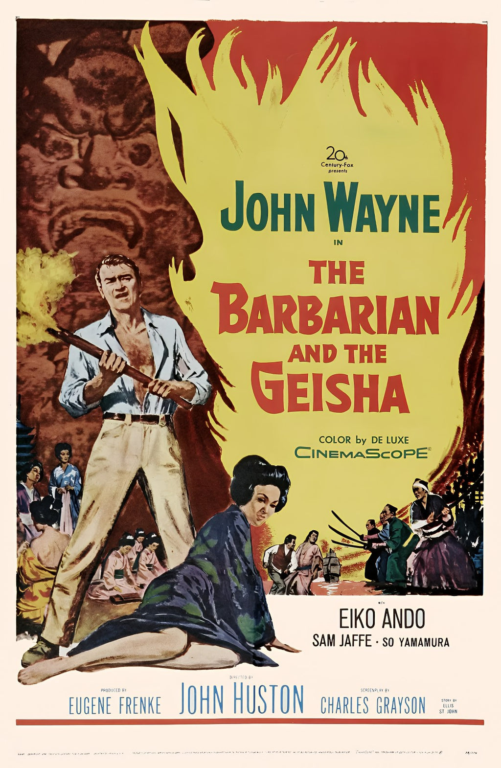 1-Disc The Barbarian and the Geisha (1958) 1080P for Gift Movie All RegionPlay Seal Box Blu-ray