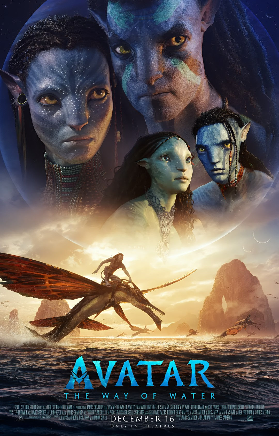 1-Disc Avatar: The Way of Water (2022) 1080P for Gift Movie All RegionPlay Seal Box Blu-ray