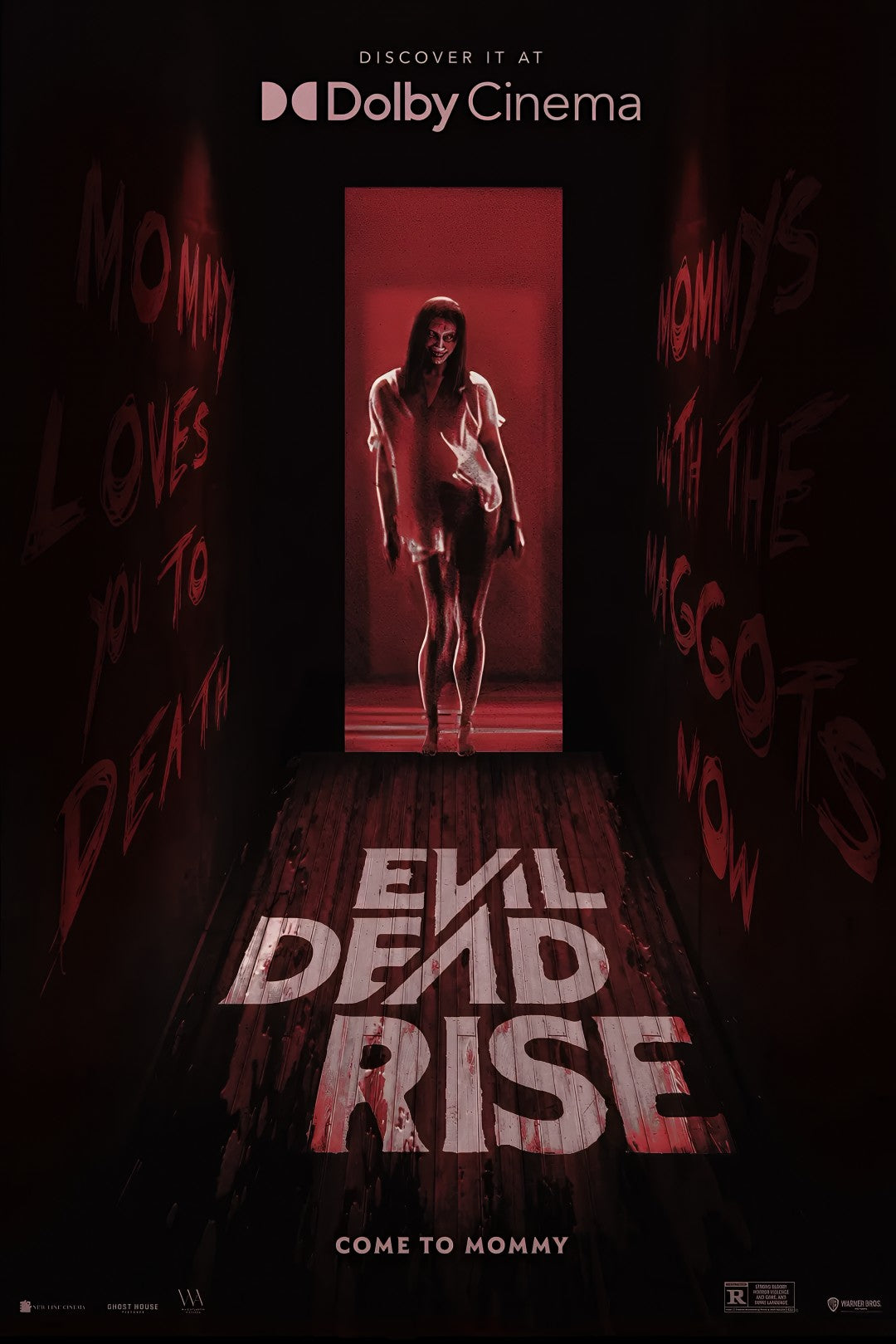 1-Disc Evil Dead Rise (2023) 1080P for Gift Movie All RegionPlay Seal Box Blu-ray