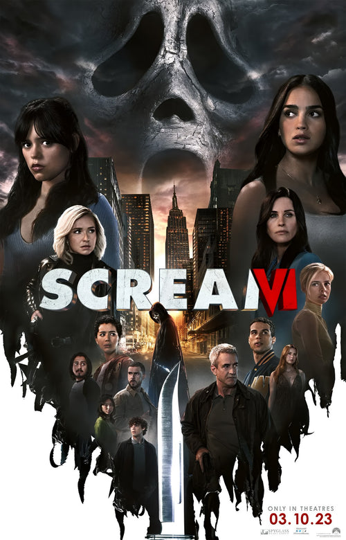 1-Disc Scream VI (2023) 1080P for Gift Movie All RegionPlay Seal Box Blu-ray