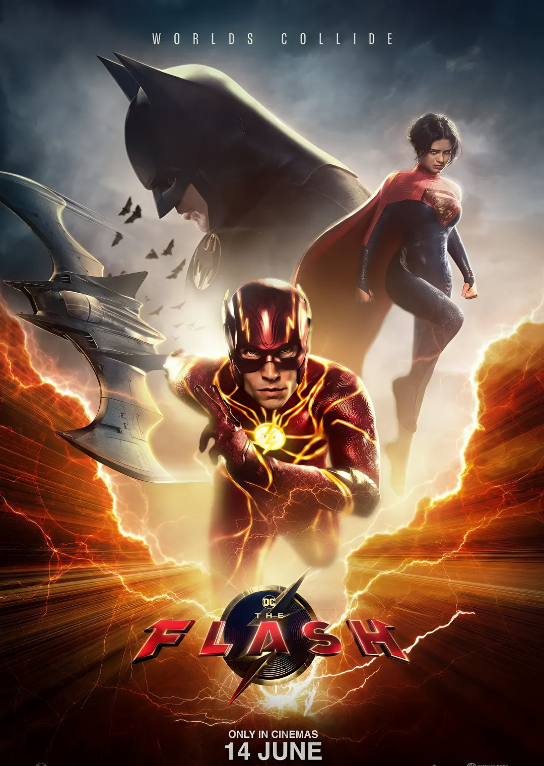 1-Disc The Flash (2023) 1080P for Gift Movie All RegionPlay Seal Box Blu-ray