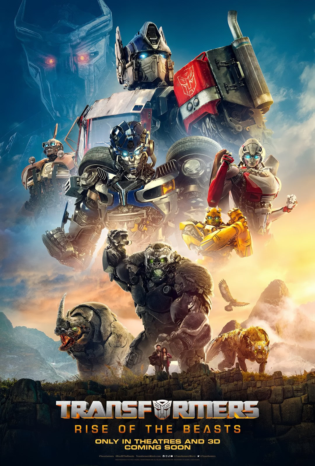 1-Disc Transformers: Rise of the Beasts (2023) 1080P for Gift Movie All RegionPlay Seal Box Blu-ray