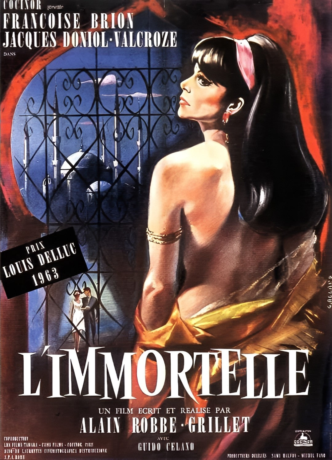 1-Disc L'Immortelle (1963) 1080P for Gift Movie All RegionPlay Seal Box Blu-ray