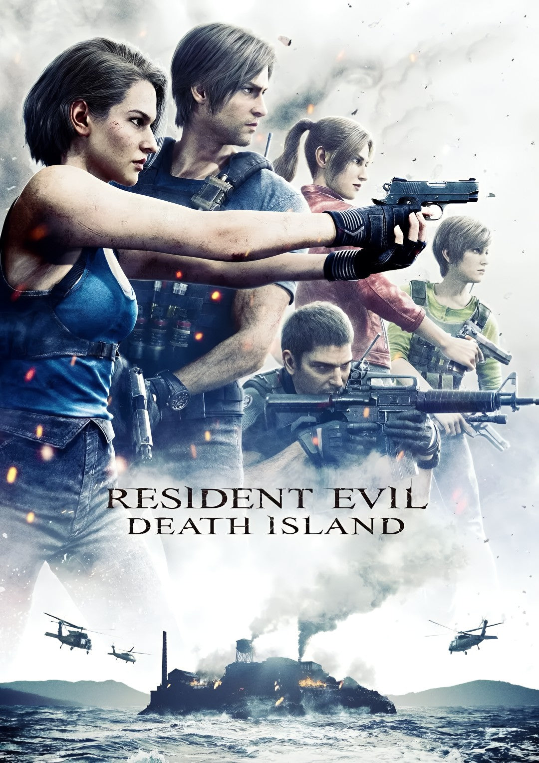 1-Disc Biohazard: Death Island (2023) 1080P for Gift Movie All RegionPlay Seal Box Blu-ray