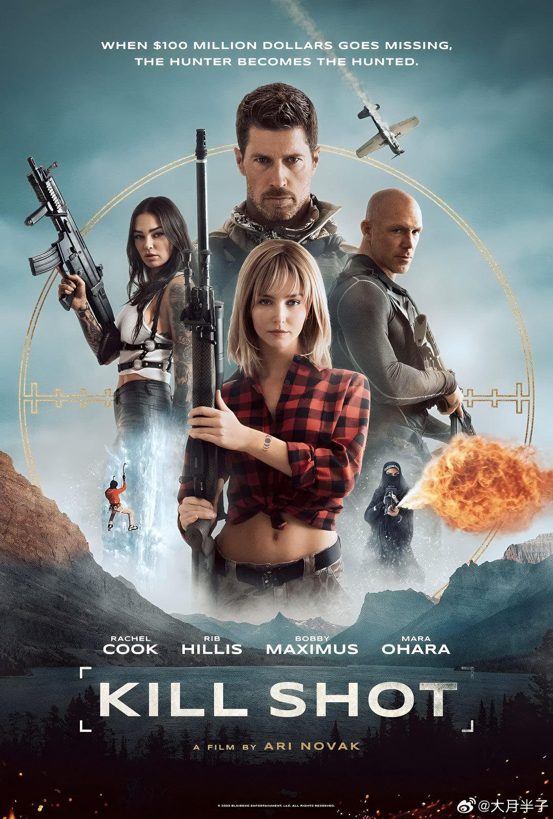 1-Disc Kill Shot (2023) 1080P for Gift Movie All RegionPlay Seal Box Blu-ray