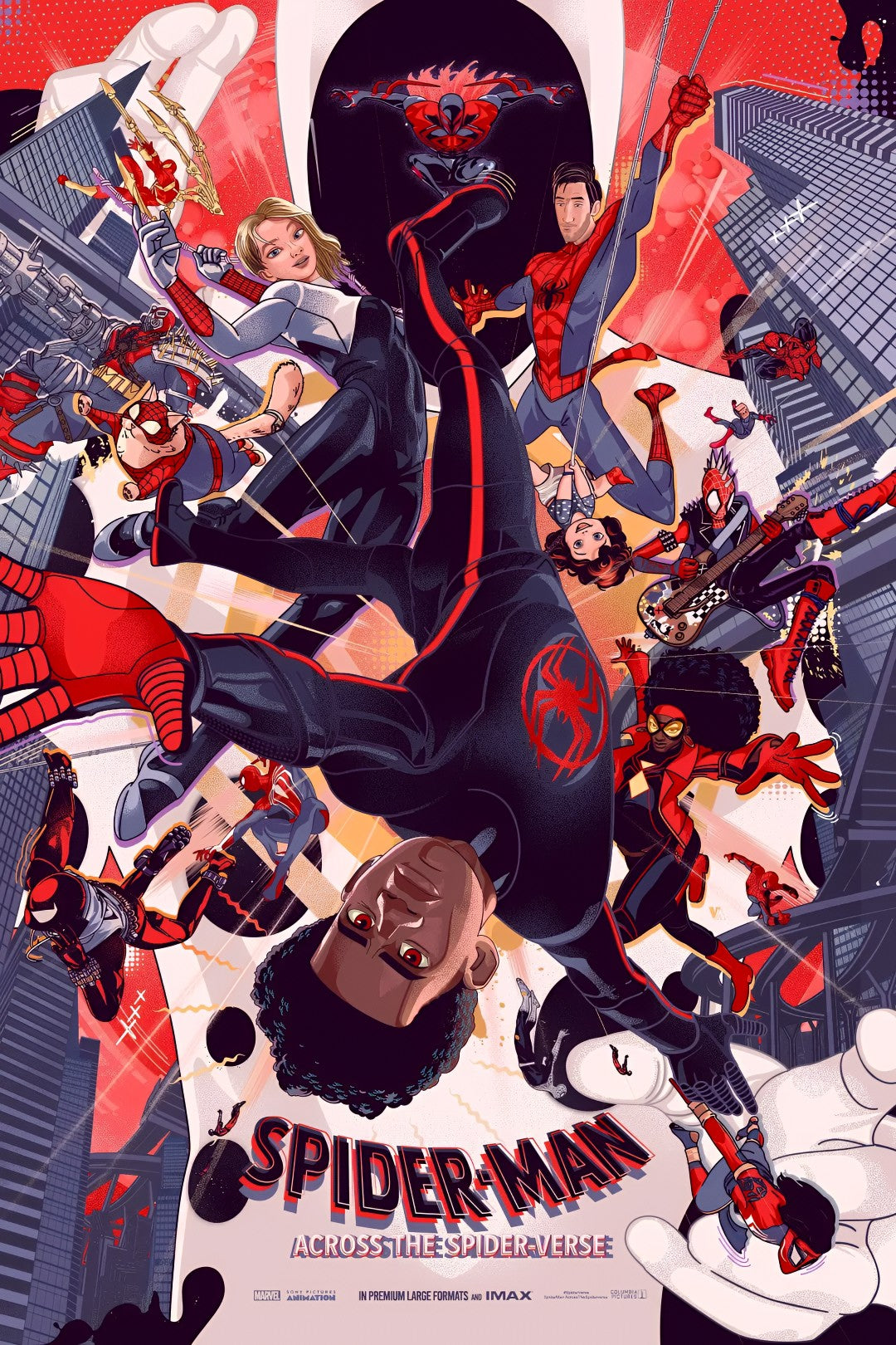 1-Disc Spider-Man: Across the Spider-Verse (2023) 1080P for Gift Movie All RegionPlay Seal Box Blu-ray
