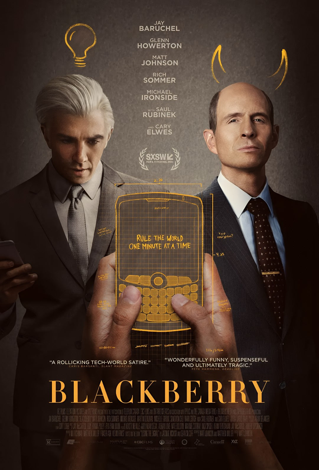 1-Disc BlackBerry (2023) 1080P for Gift Movie All RegionPlay Seal Box Blu-ray