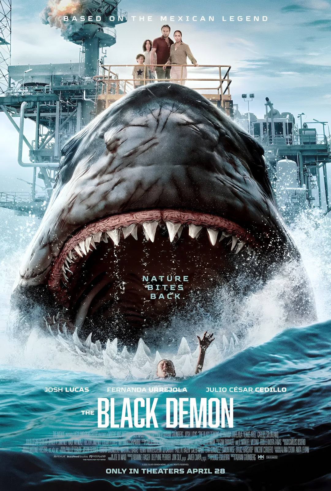 1-Disc The Black Demon (2023) 1080P for Gift Movie All RegionPlay Seal Box Blu-ray