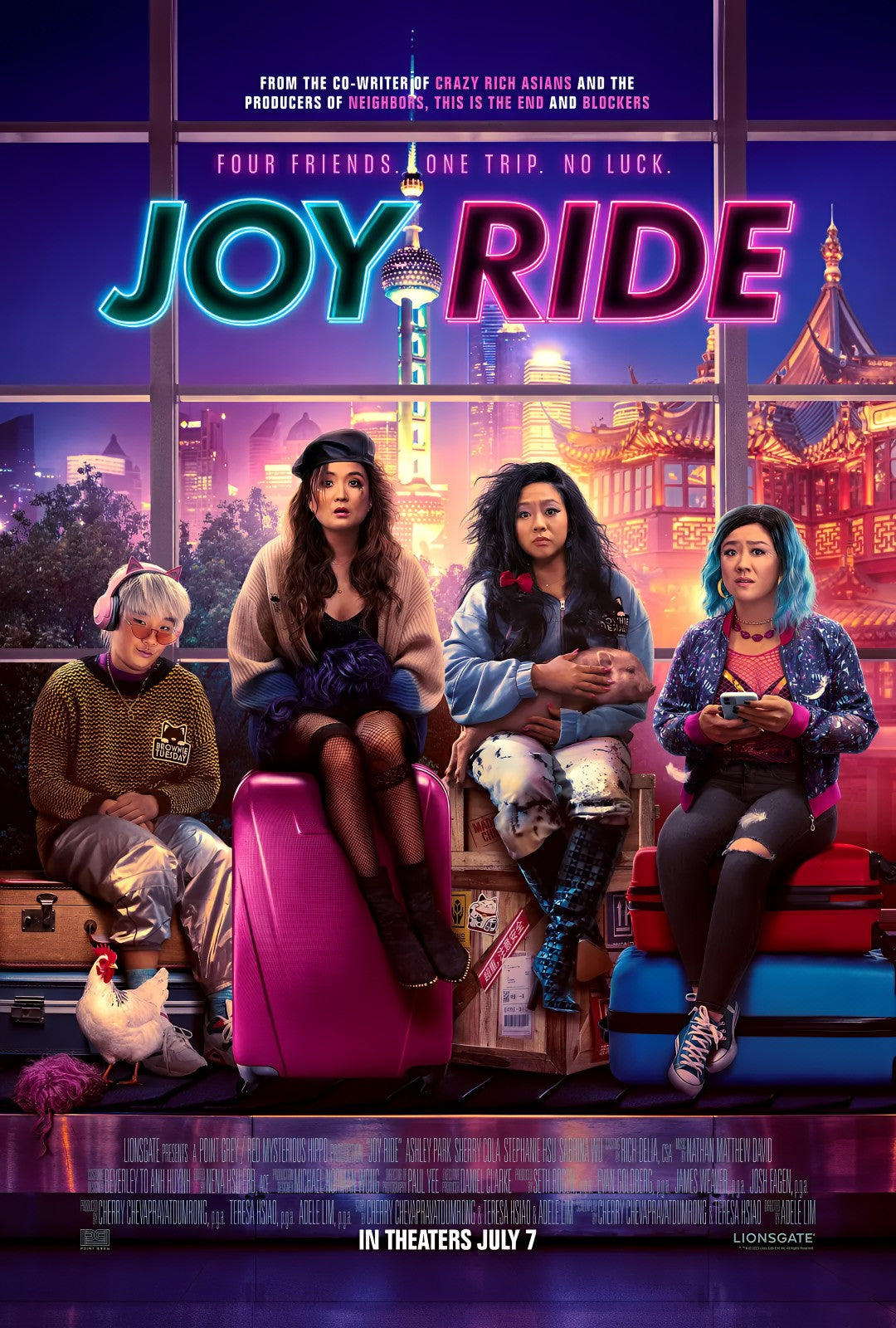 1-Disc Joy Ride (2023) 1080P for Gift Movie All RegionPlay Seal Box Blu-ray