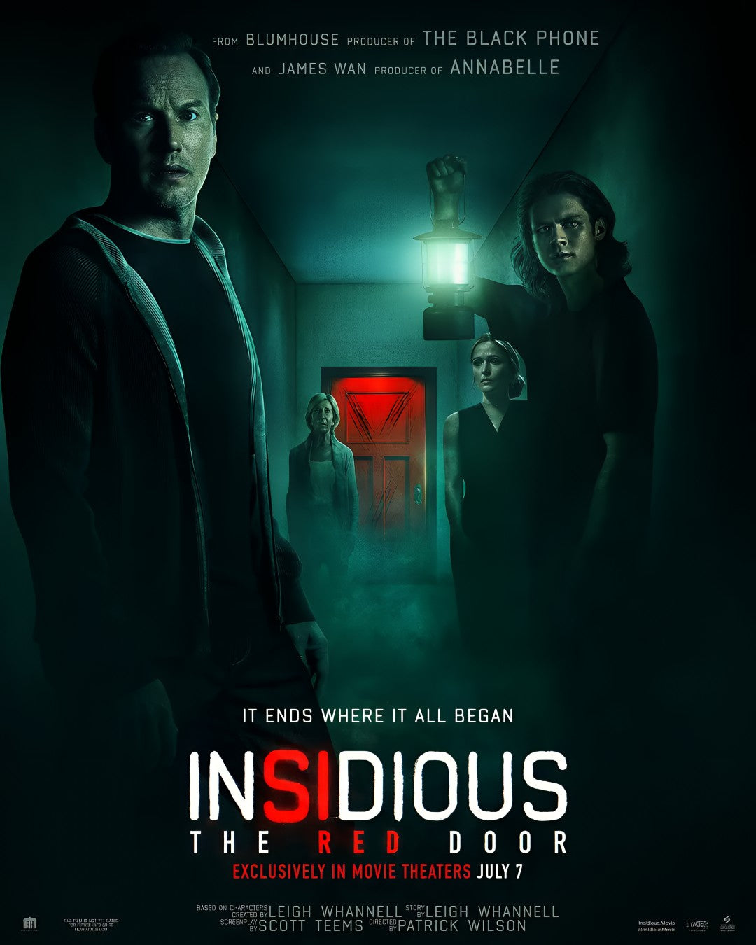 1-Disc Insidious: The Red Door (2023) 1080P for Gift Movie All RegionPlay Seal Box Blu-ray