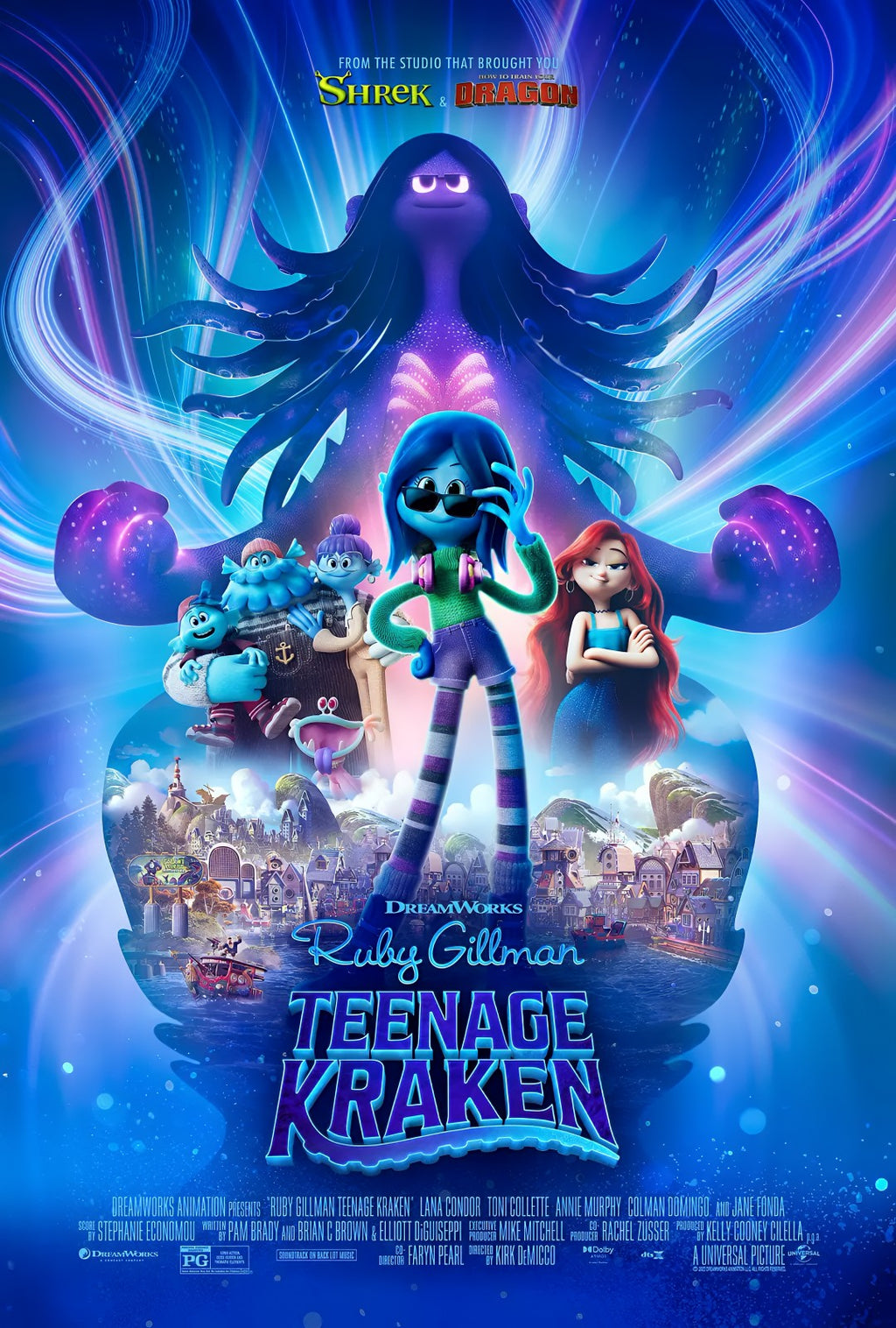 1-Disc Ruby GillmanTeenage Kraken (2023) 1080P for Gift Movie All RegionPlay Seal Box Blu-ray