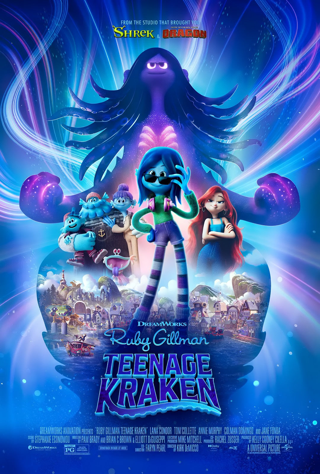 1-Disc Ruby GillmanTeenage Kraken (2023) 1080P for Gift Movie All RegionPlay Seal Box Blu-ray
