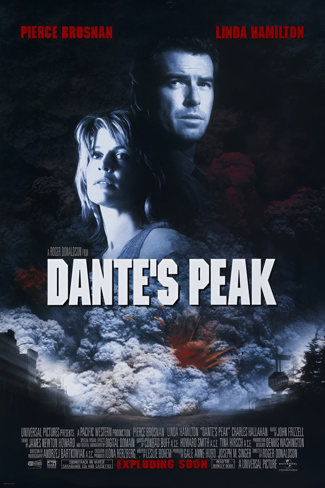 1-Disc Dante's Peak (1997) 1080P for Gift Movie All RegionPlay Seal Box Blu-ray