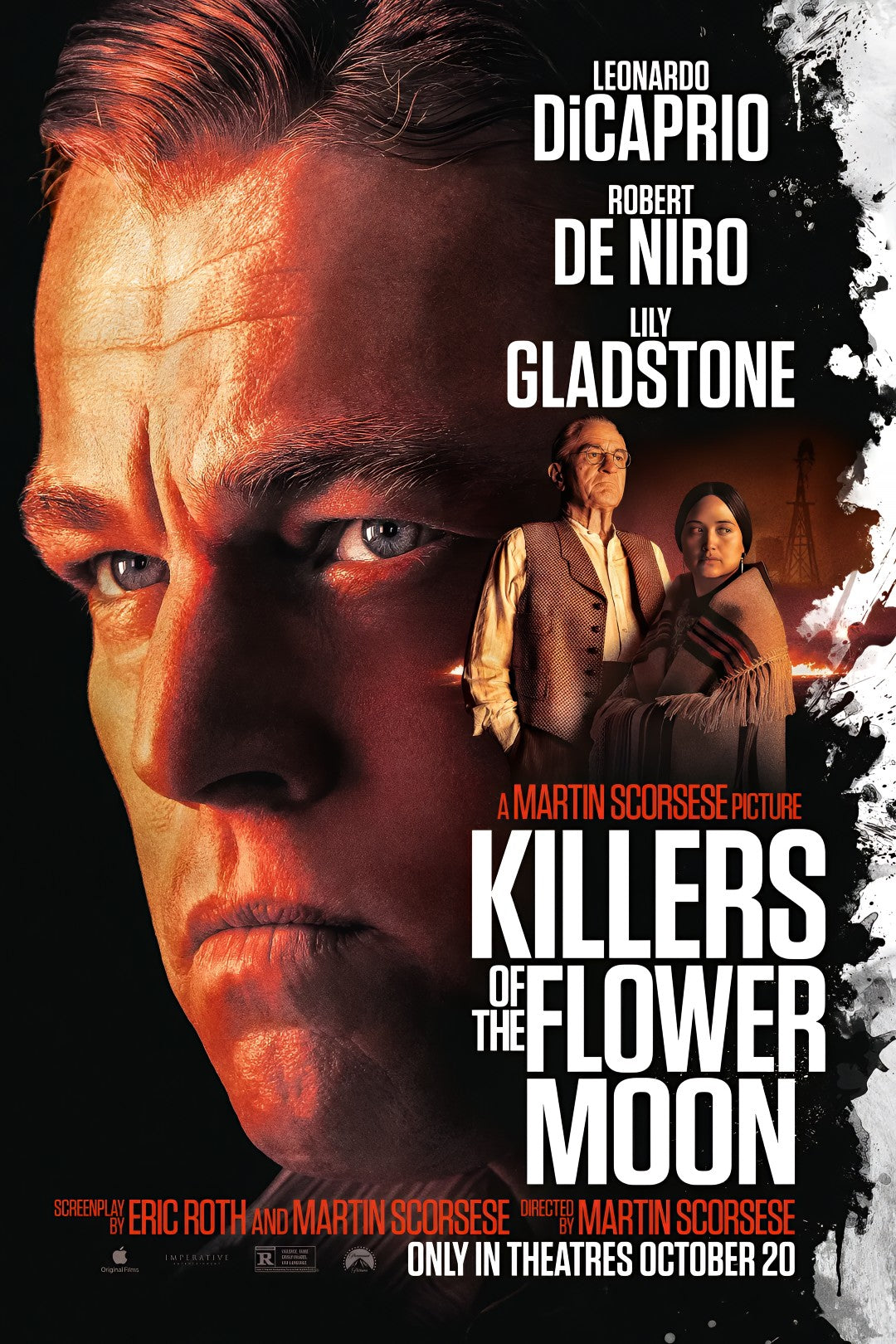1-Disc Killers of the Flower Moon (2023) 1080P for Gift Movie All RegionPlay Seal Box Blu-ray