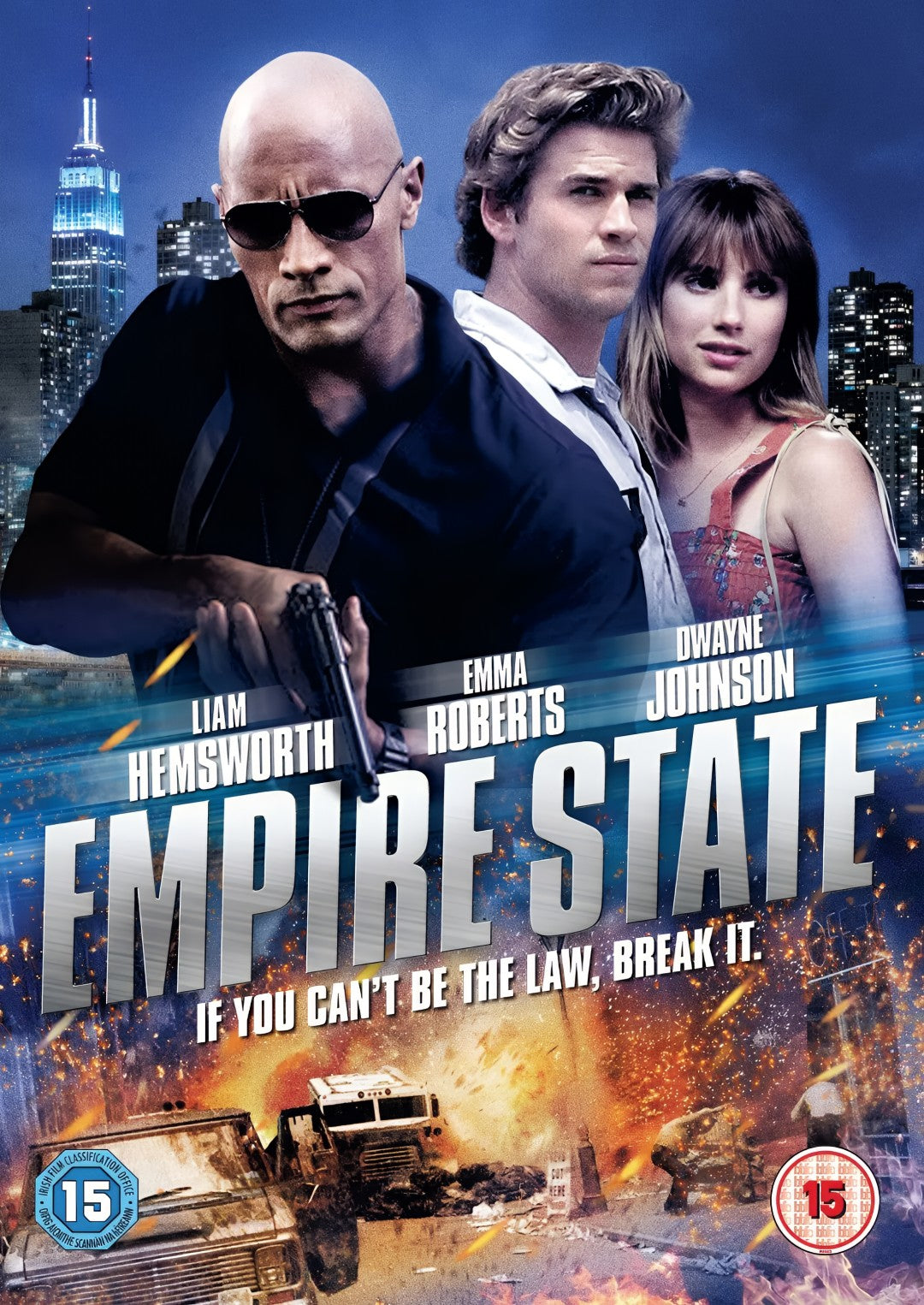 1-Disc Empire State (2013) 1080P for Gift Movie All RegionPlay Seal Box Blu-ray