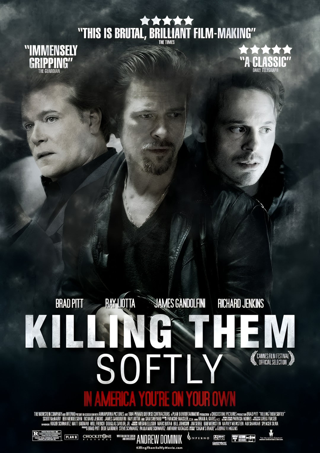 1-Disc Killing Them Softly (2012) 1080P for Gift Movie All RegionPlay Seal Box Blu-ray