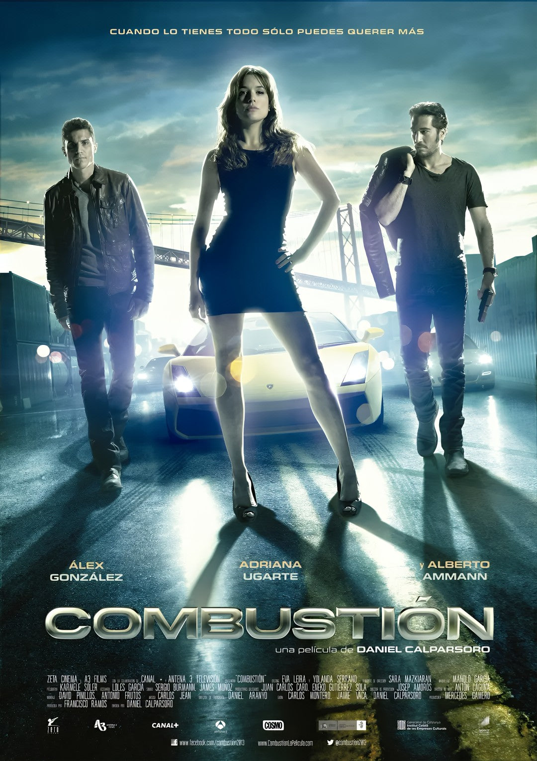 1-Disc Combustión (2013) 1080P for Gift Movie All RegionPlay Seal Box Blu-ray