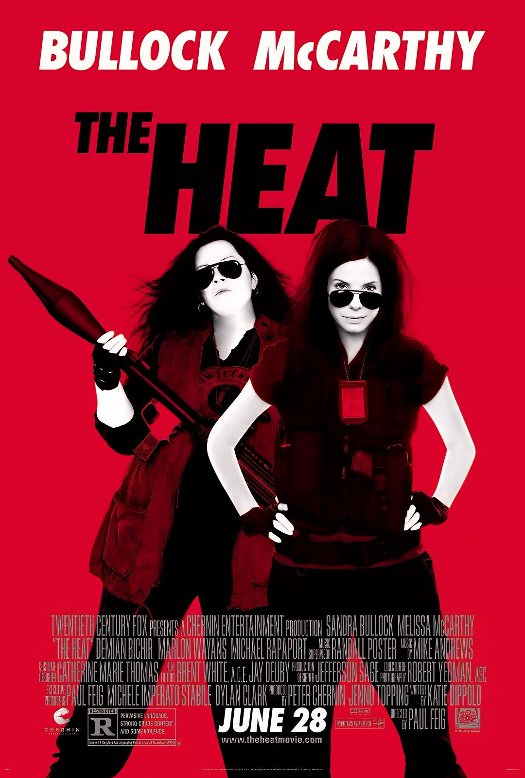 1-Disc The Heat (2013) 1080P for Gift Movie All RegionPlay Seal Box Blu-ray