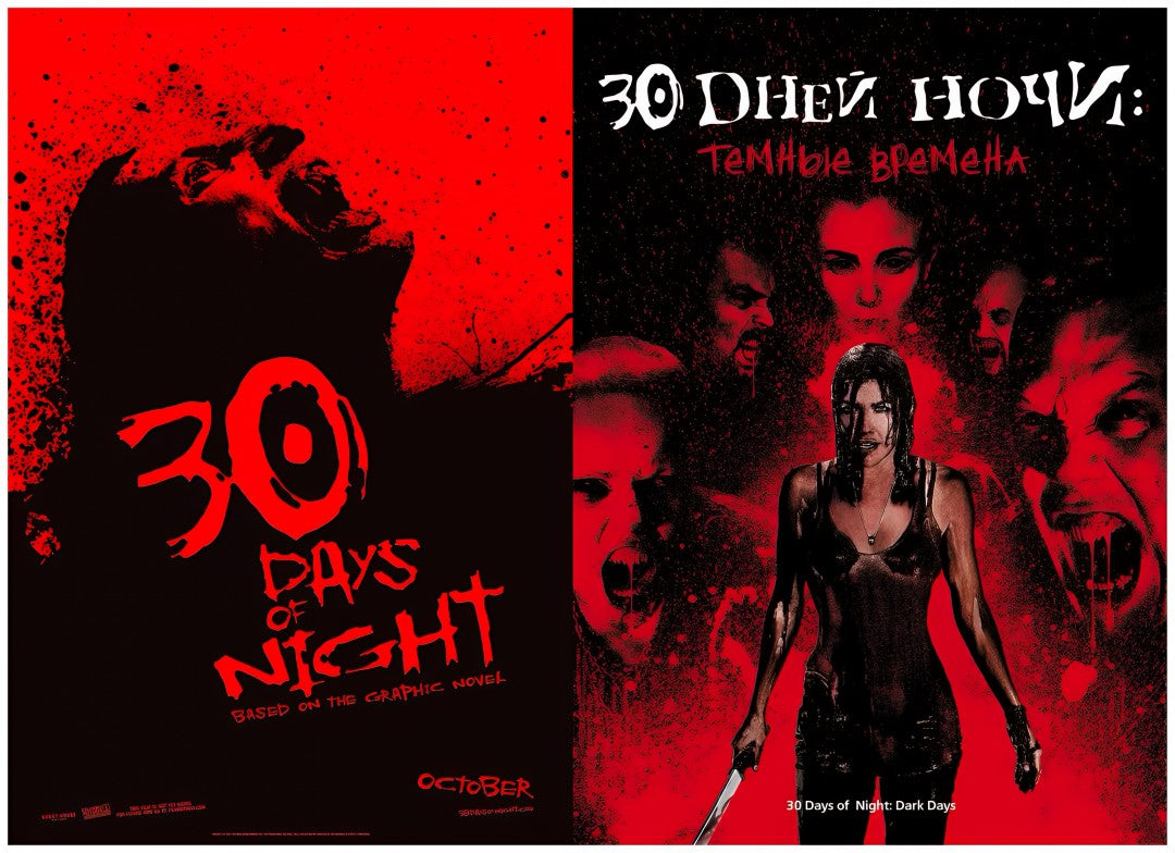 2-Disc 30 Days of Night Season 1-2 1080P for Gift Movie All RegionPlay Seal Box Blu-ray