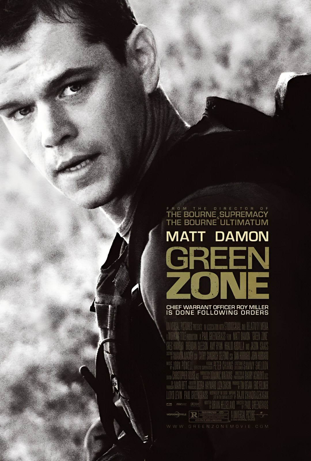 1-Disc Green Zone (2010) 1080P for Gift Movie All RegionPlay Seal Box Blu-ray