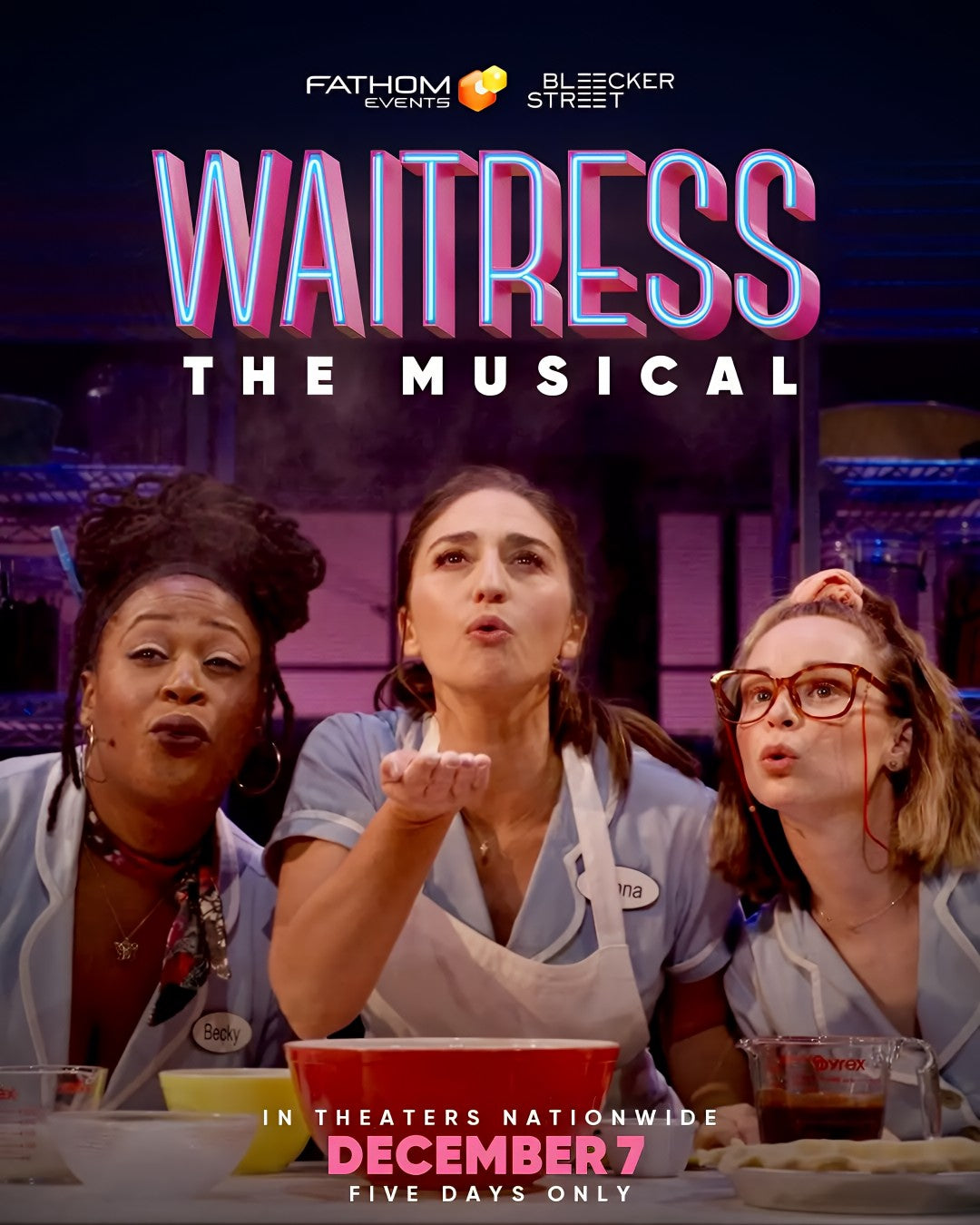1-Disc Waitress (2023) 1080P for Gift Movie All RegionPlay Seal Box Blu-ray