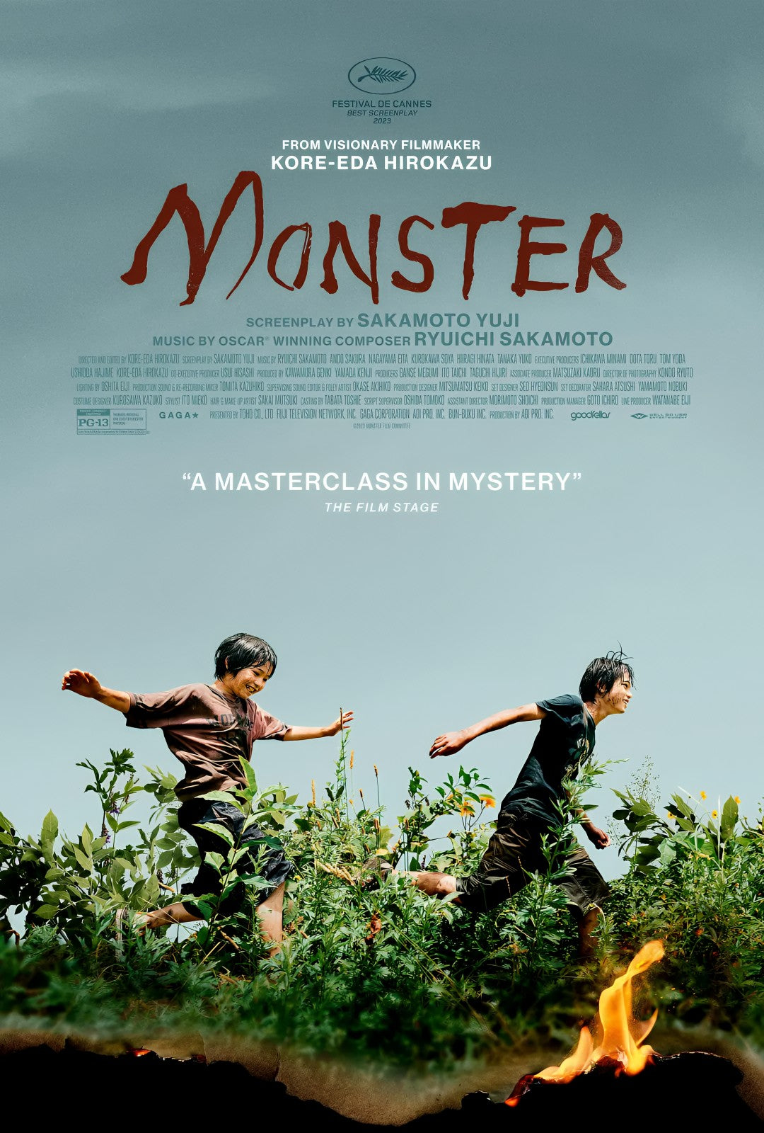 1-Disc Monster (2023) 1080P for Gift Movie All RegionPlay Seal Box Blu-ray