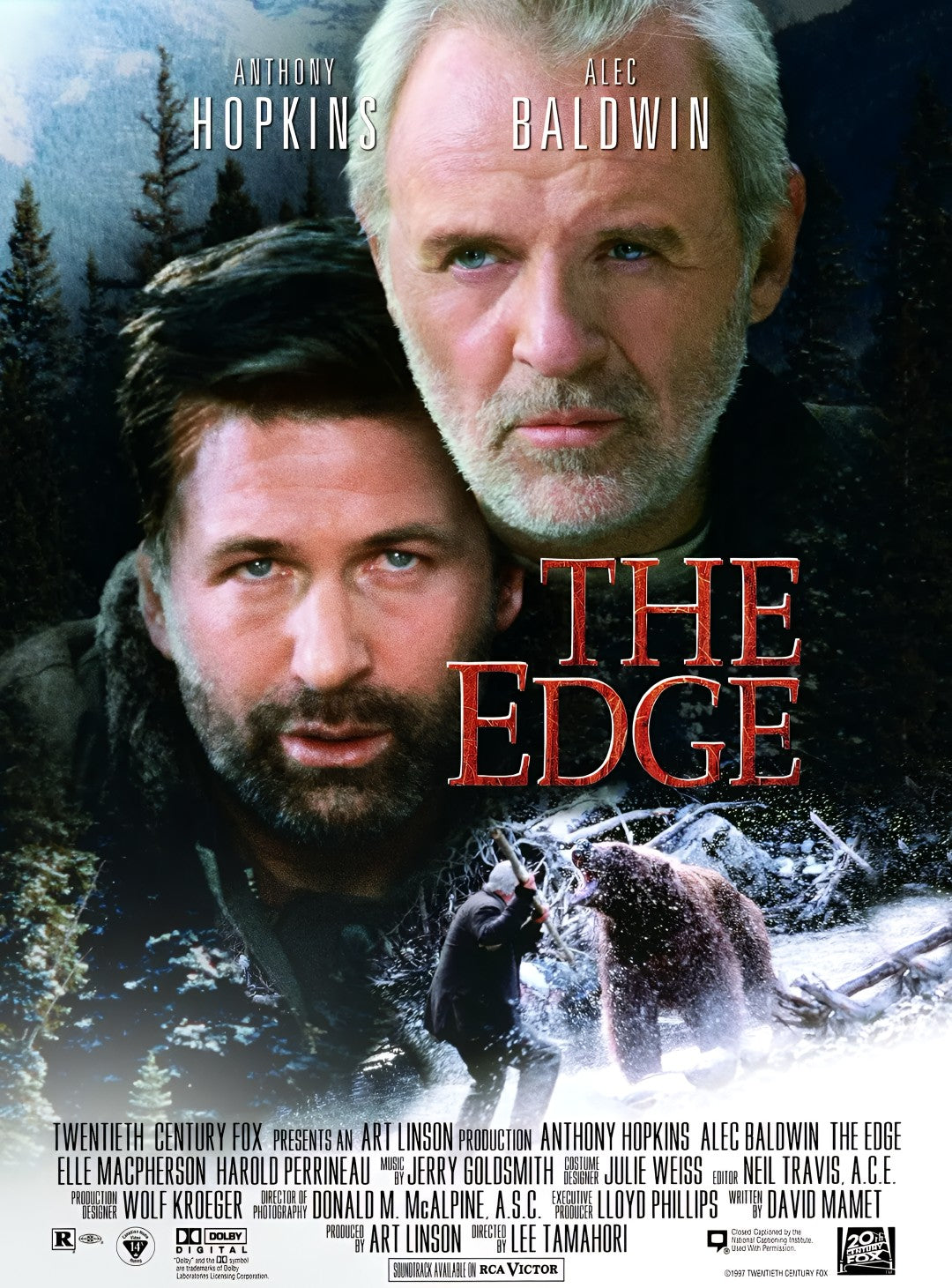 1-Disc The Edge (1997) 1080P for Gift Movie All RegionPlay Seal Box Blu-ray