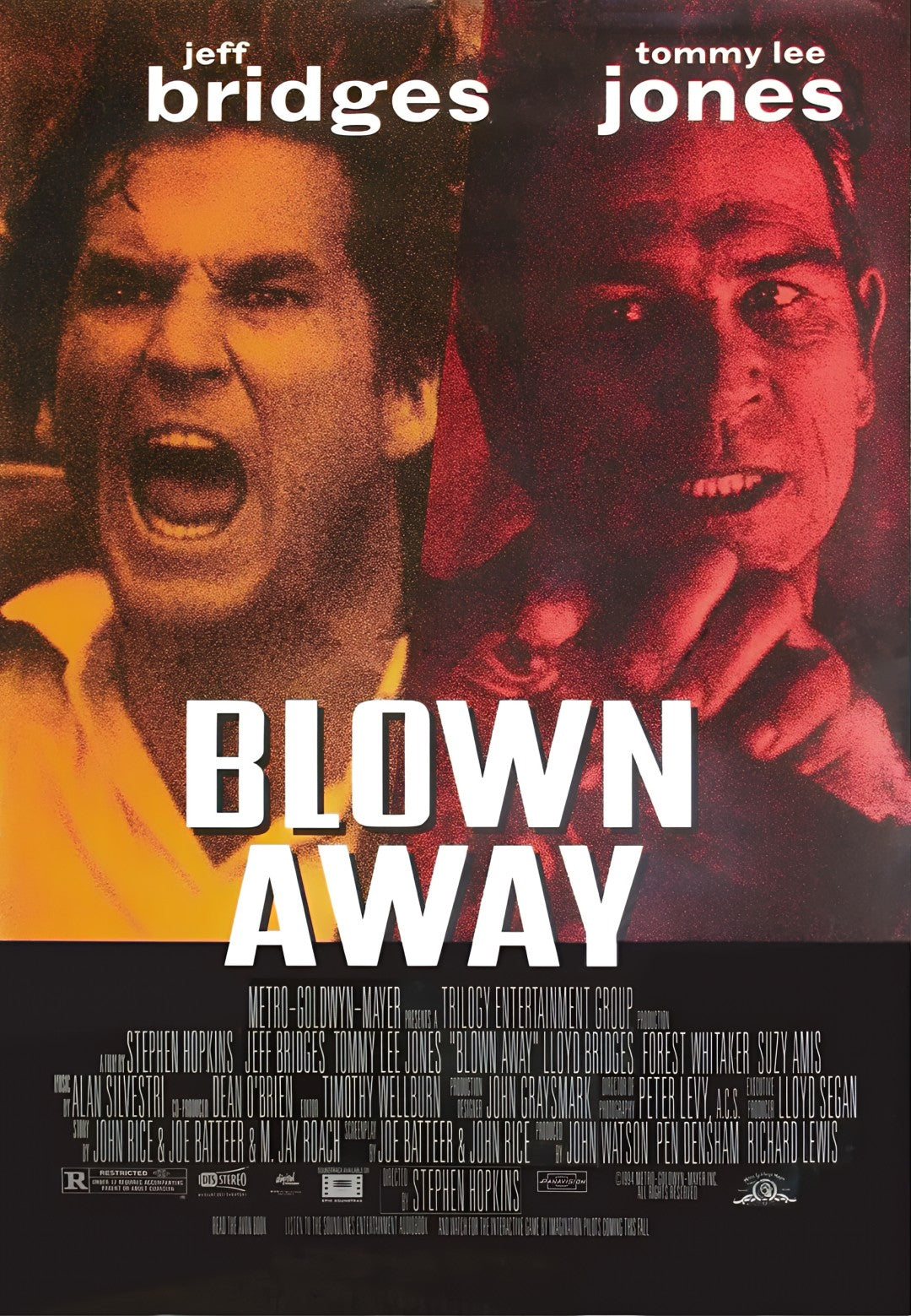 1-Disc Blown Away (1994) 1080P for Gift Movie All RegionPlay Seal Box Blu-ray