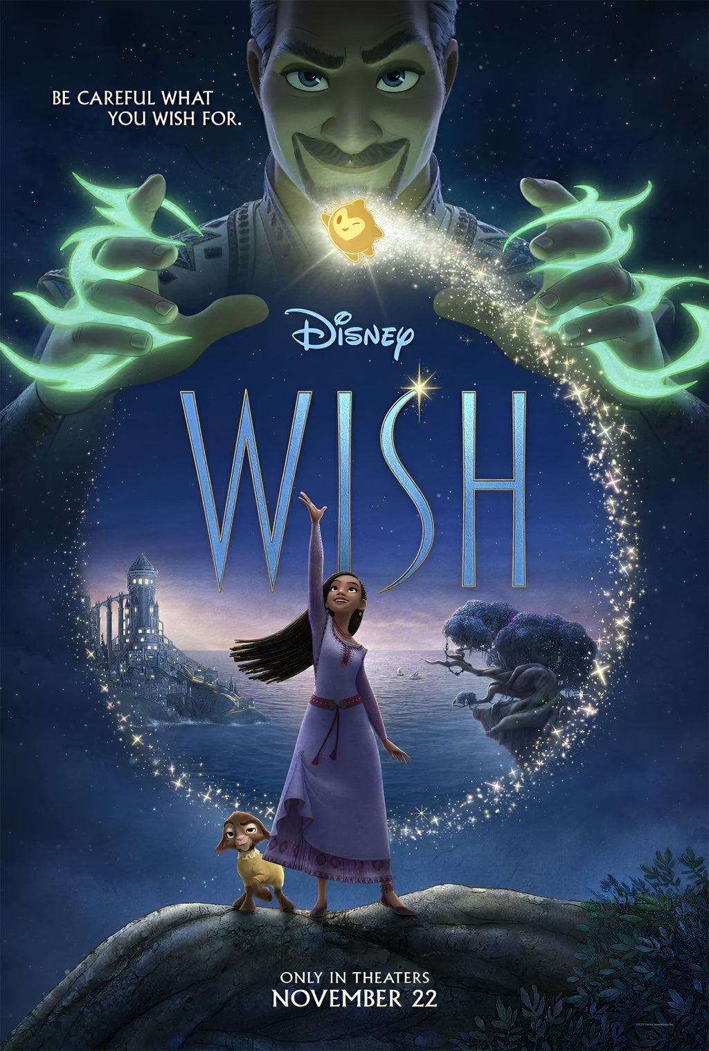 1-Disc Wish (2023) 1080P for Gift Movie All RegionPlay Seal Box Blu-ray