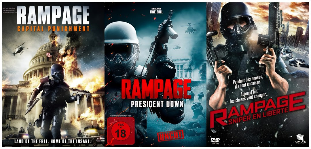 3-Disc Rampage Season 1-3 1080P for Gift Movie All RegionPlay Seal Box Blu-ray