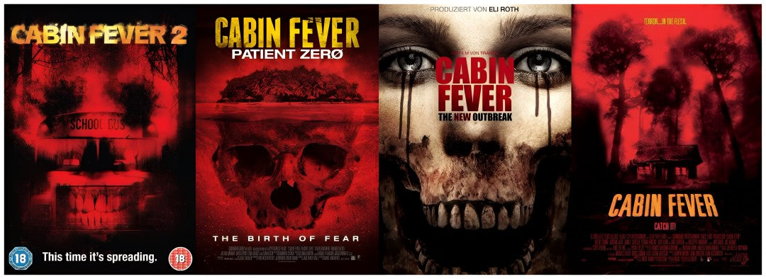 4-Disc Cabin Fever Season 1-4 1080P for Gift Movie All RegionPlay Seal Box Blu-ray