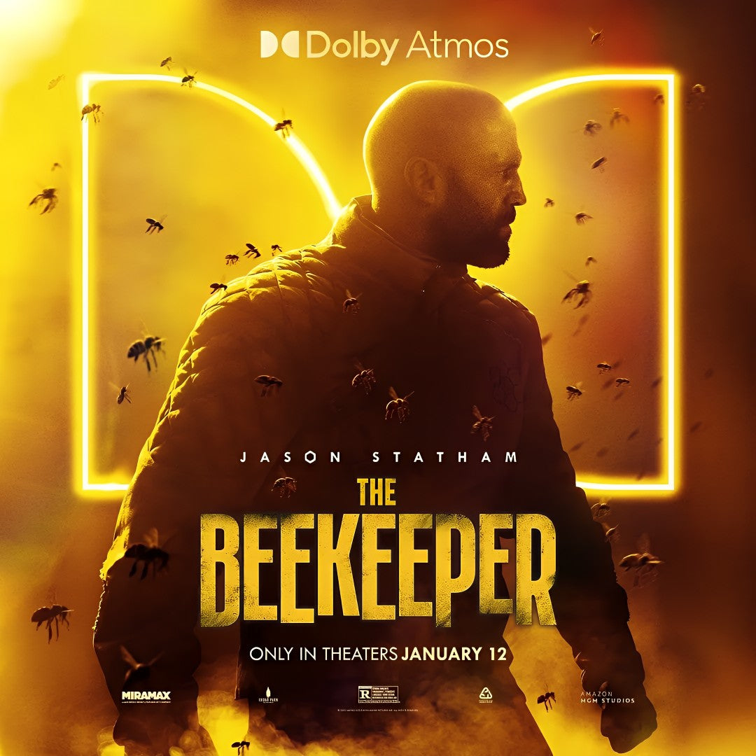 1-Disc The Beekeeper (2024) 1080P for Gift Movie All RegionPlay Seal Box Blu-ray