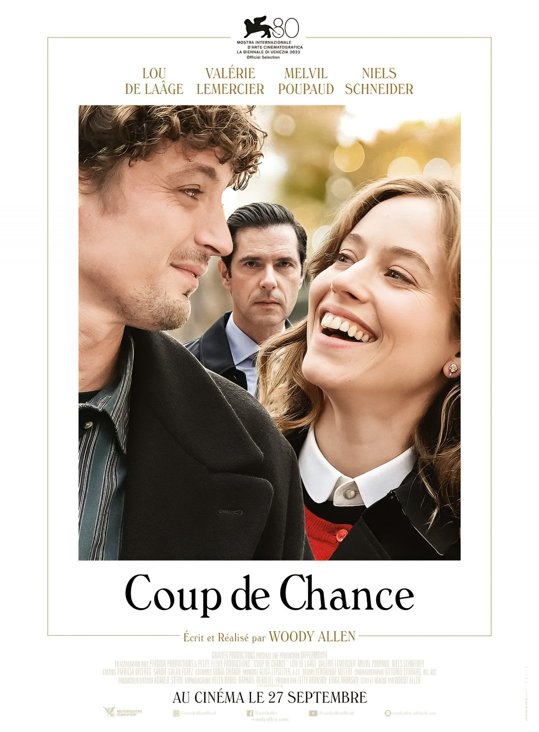 1-Disc Coup de chance (2023) 1080P for Gift Movie All RegionPlay Seal Box Blu-ray