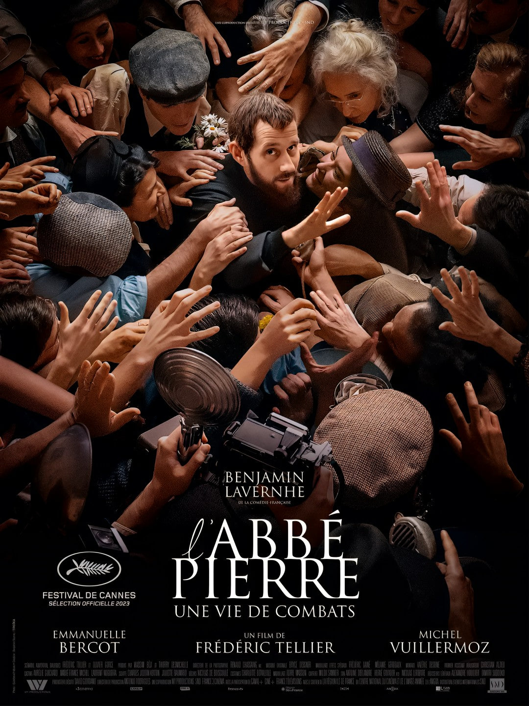 1-Disc L'Abbé Pierre - Une vie de combats (2023) 1080P for Gift Movie All RegionPlay Seal Box Blu-ray