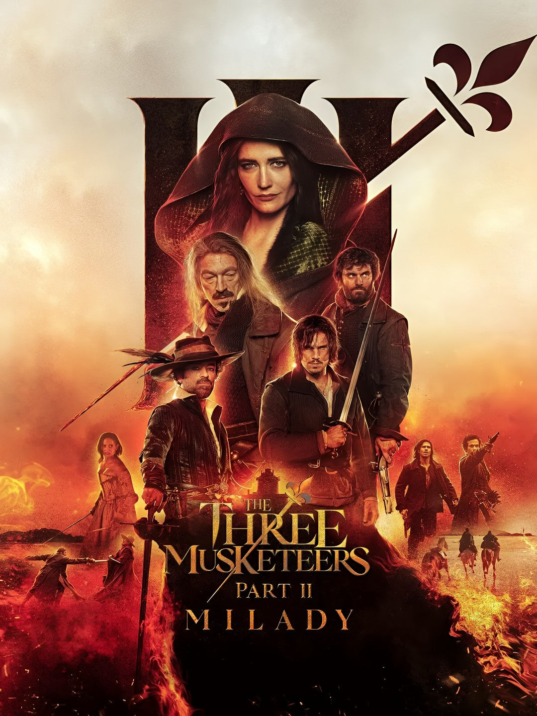 1-Disc Les Trois Mousquetaires: Milady (2023) 1080P for Gift Movie All RegionPlay Seal Box Blu-ray
