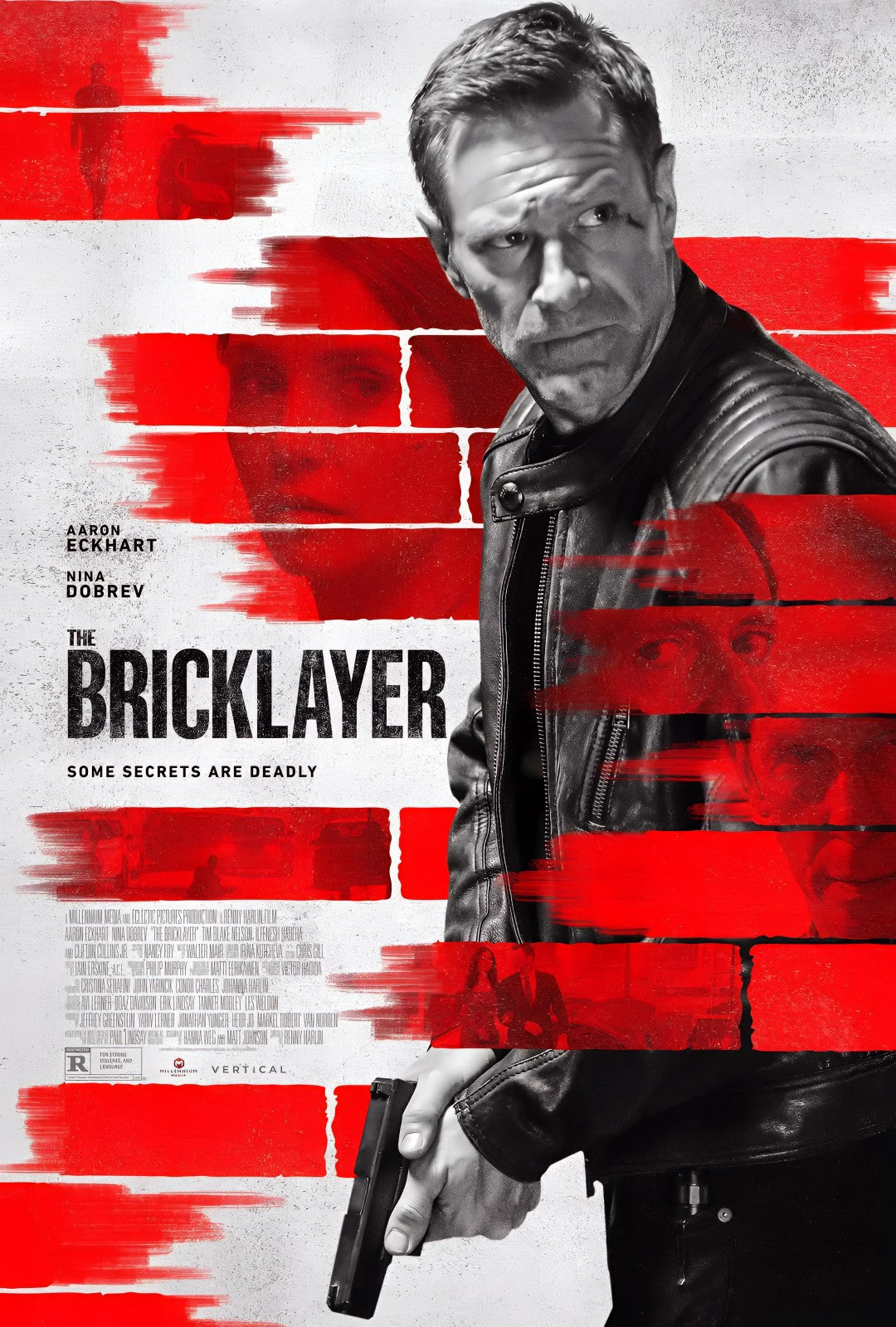 1-Disc The Bricklayer (2023) 1080P for Gift Movie All RegionPlay Seal Box Blu-ray