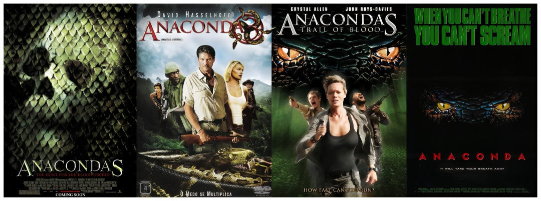 4-Disc Anaconda Season 1-4 1080P for Gift Movie All RegionPlay Seal Box Blu-ray