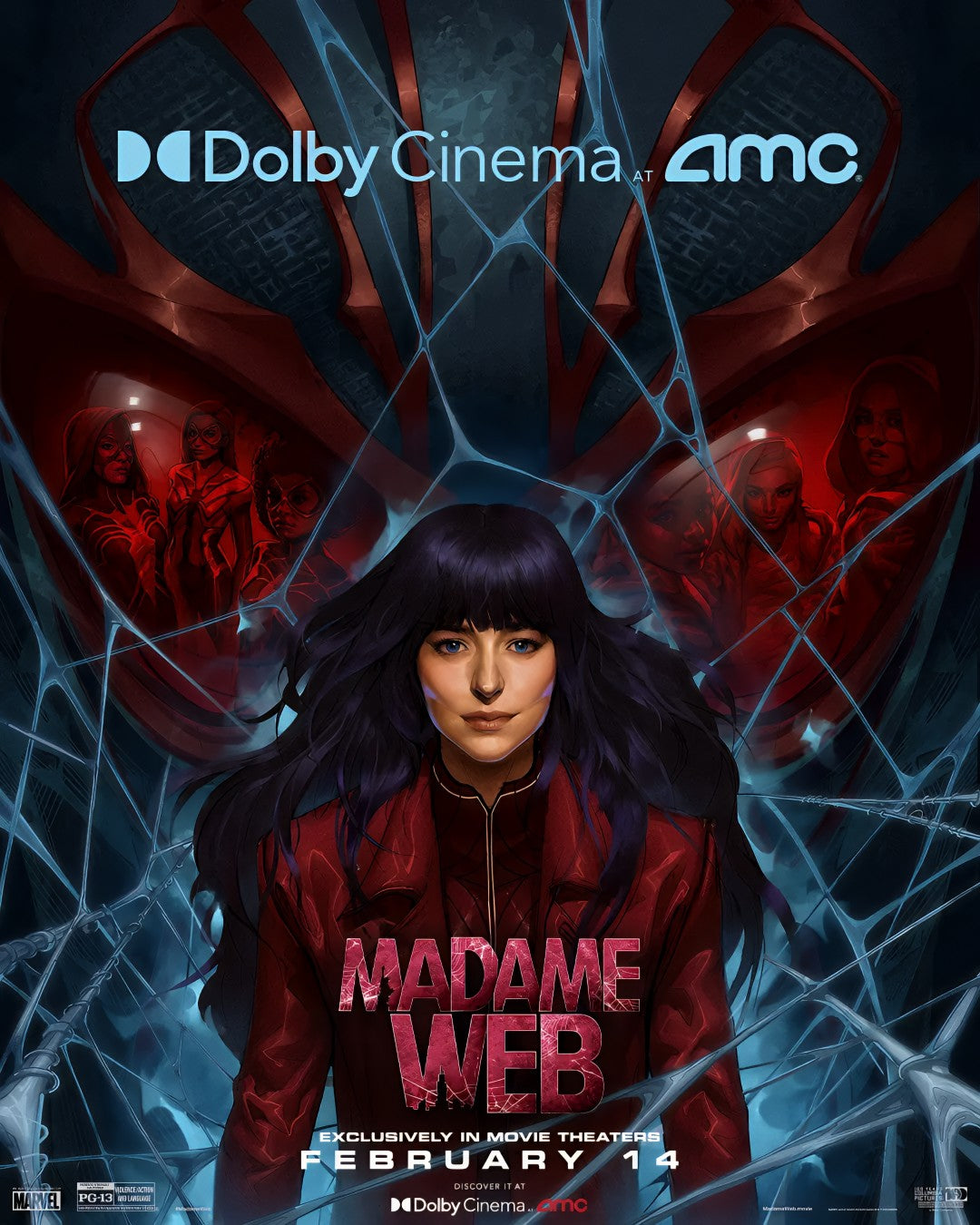 1-Disc Madame Web (2024) 1080P for Gift Movie All RegionPlay Seal Box Blu-ray