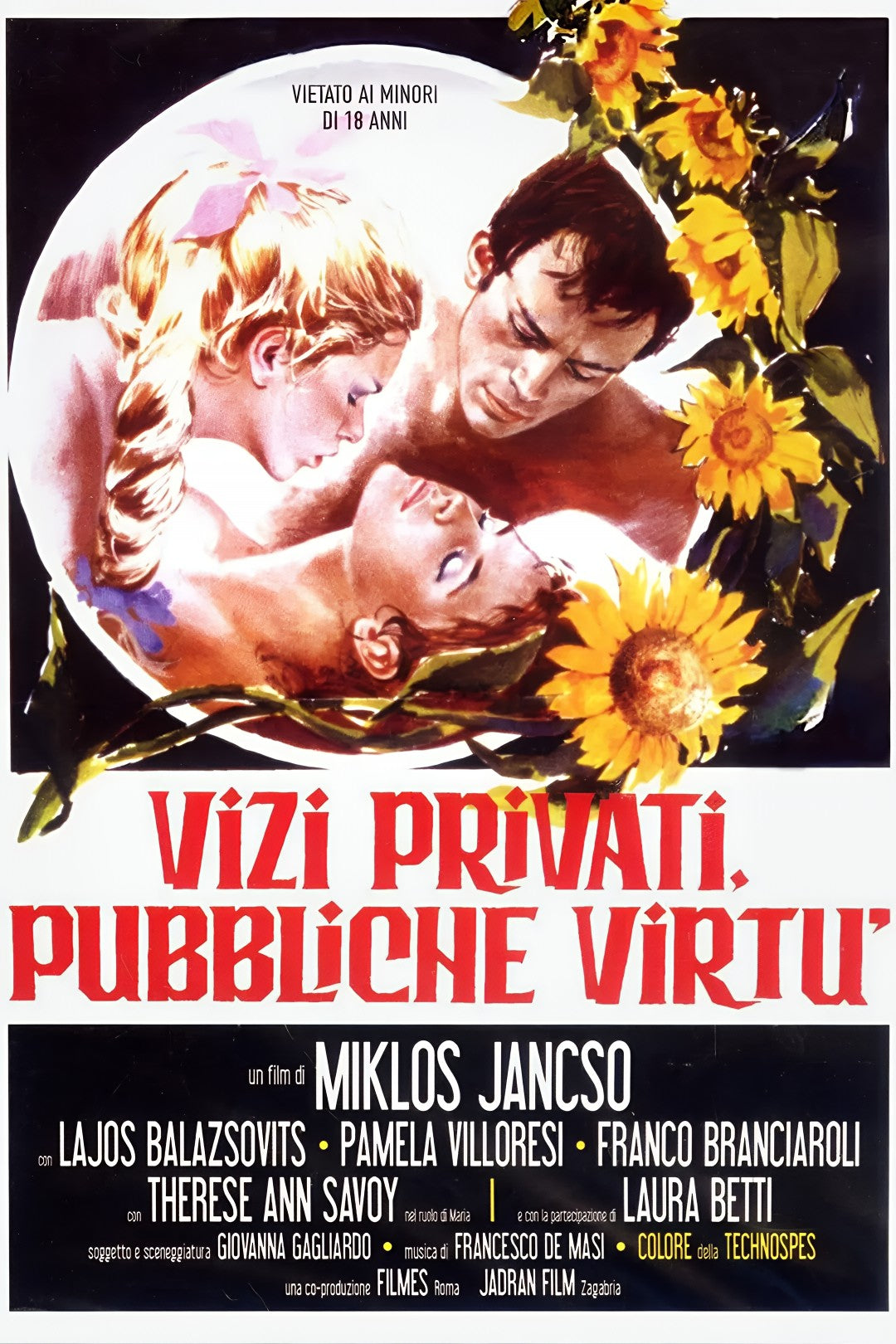 1-Disc Vizi privatipubbliche virtù (1976) 1080P for Gift Movie All RegionPlay Seal Box Blu-ray