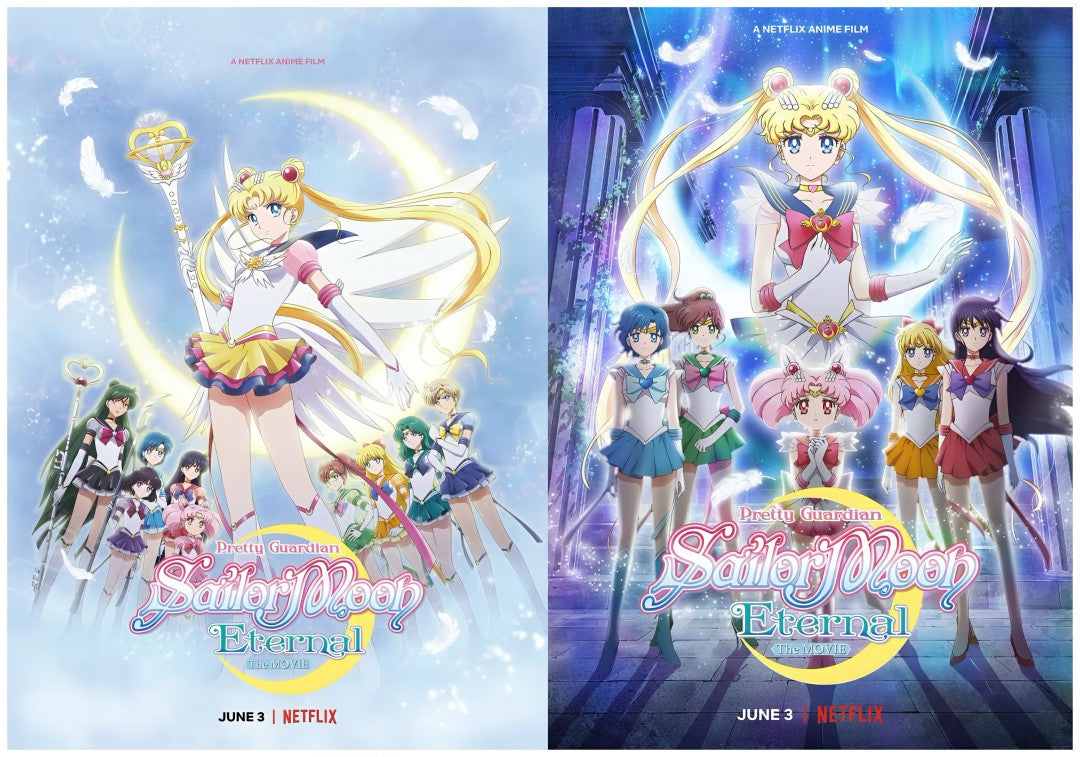 2-Disc Pretty Guardian Sailor Moon Eternal The Season 1-2 1080P for Gift Movie All RegionPlay Seal Box Blu-ray