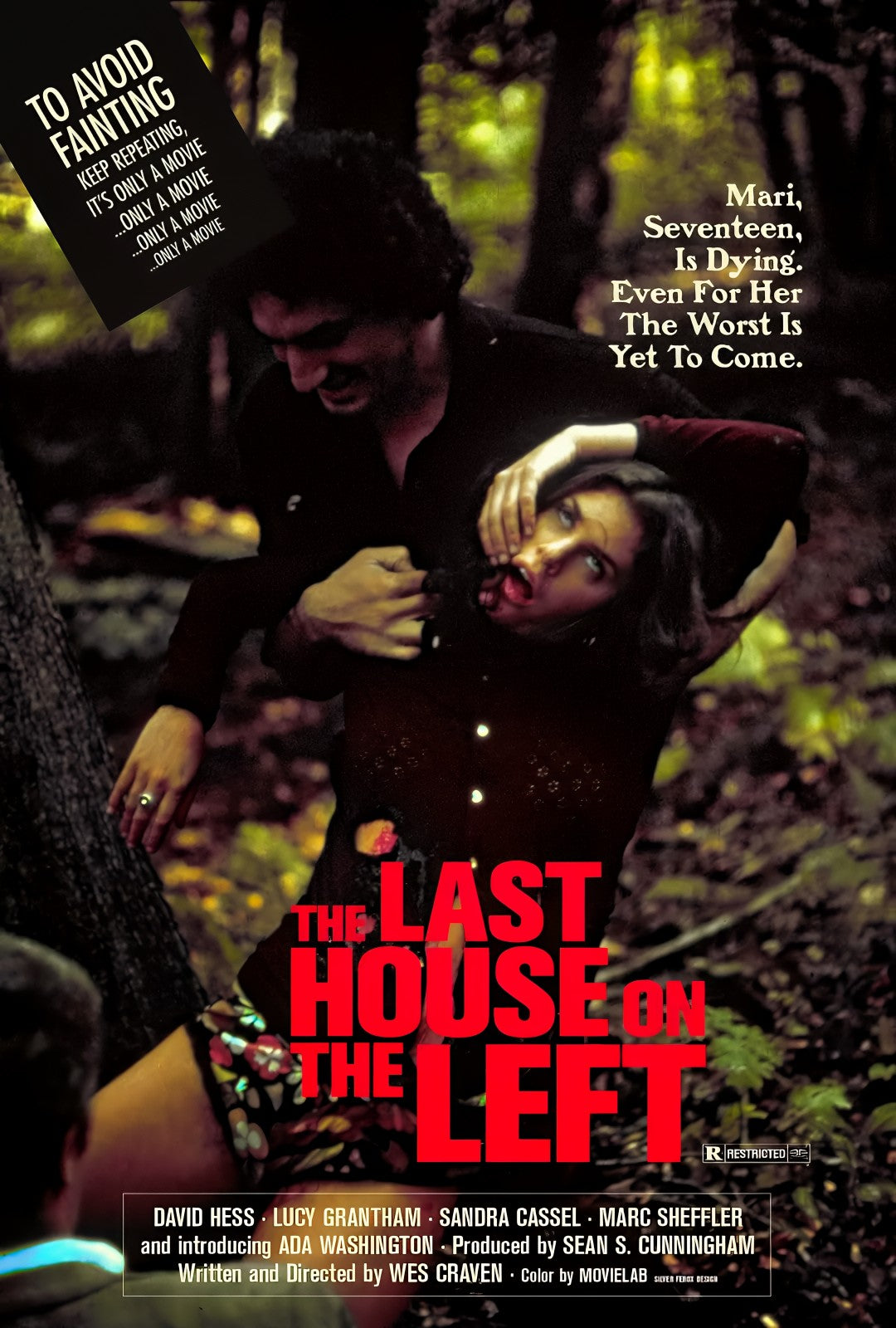 1-Disc The Last House on the Left (1972) 1080P for Gift Movie All RegionPlay Seal Box Blu-ray