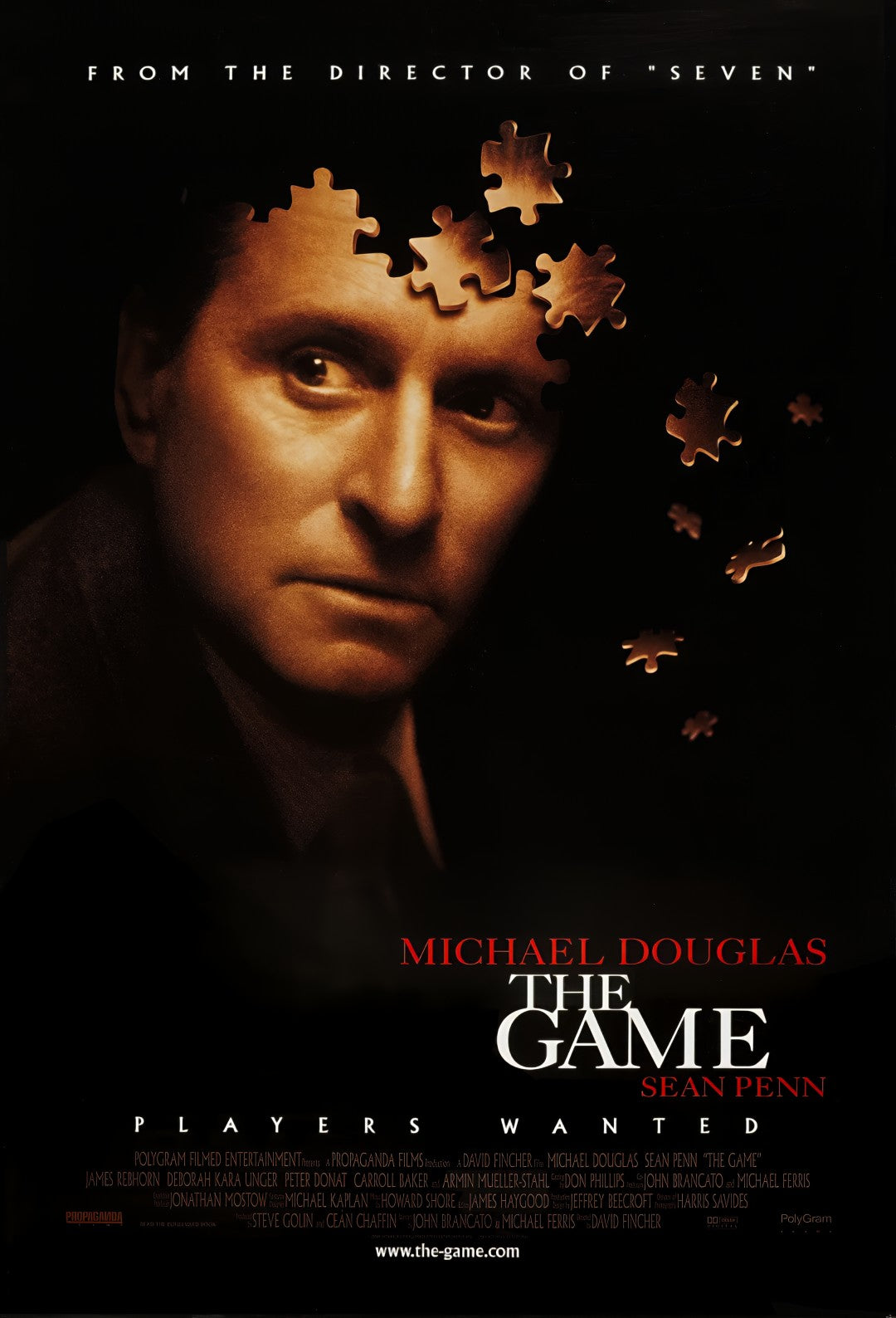 1-Disc The Game (1997) 1080P for Gift Movie All RegionPlay Seal Box Blu-ray