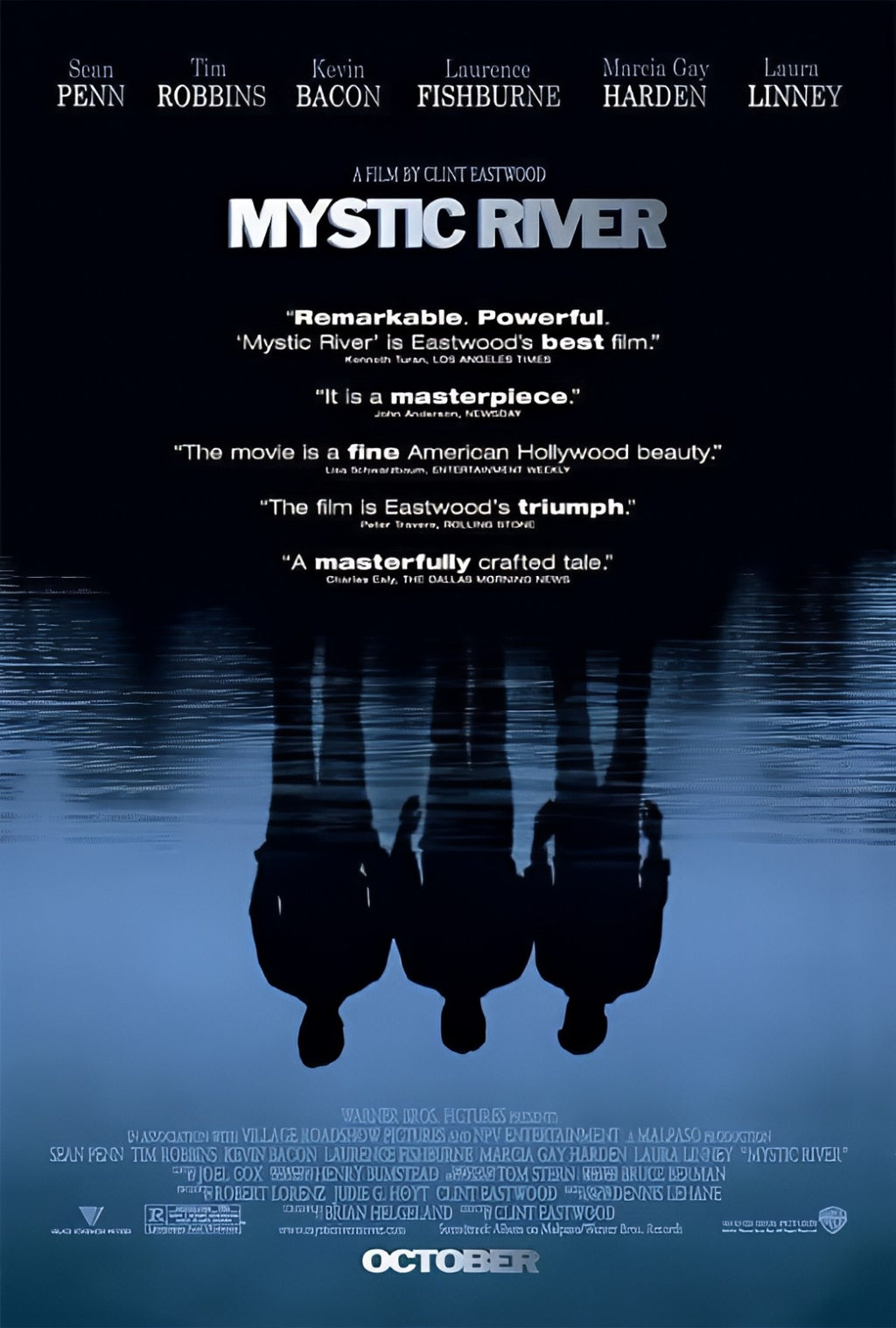 1-Disc Mystic River (2003) 1080P for Gift Movie All RegionPlay Seal Box Blu-ray