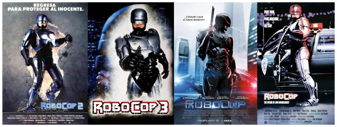 4-Disc RoboCop Season 1-4 1080P for Gift Movie All RegionPlay Seal Box Blu-ray