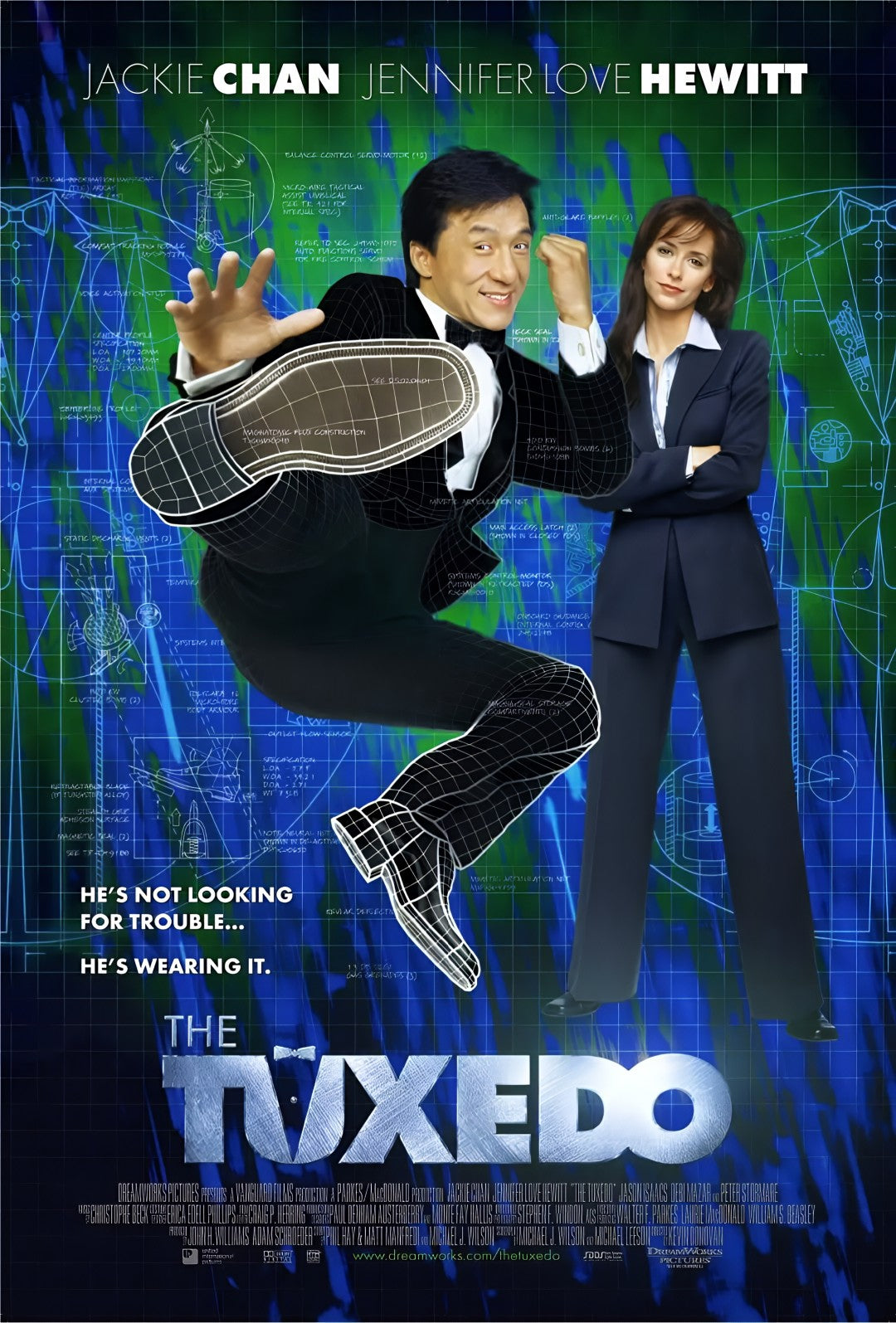 1-Disc The Tuxedo (2002) 1080P for Gift Movie All RegionPlay Seal Box Blu-ray
