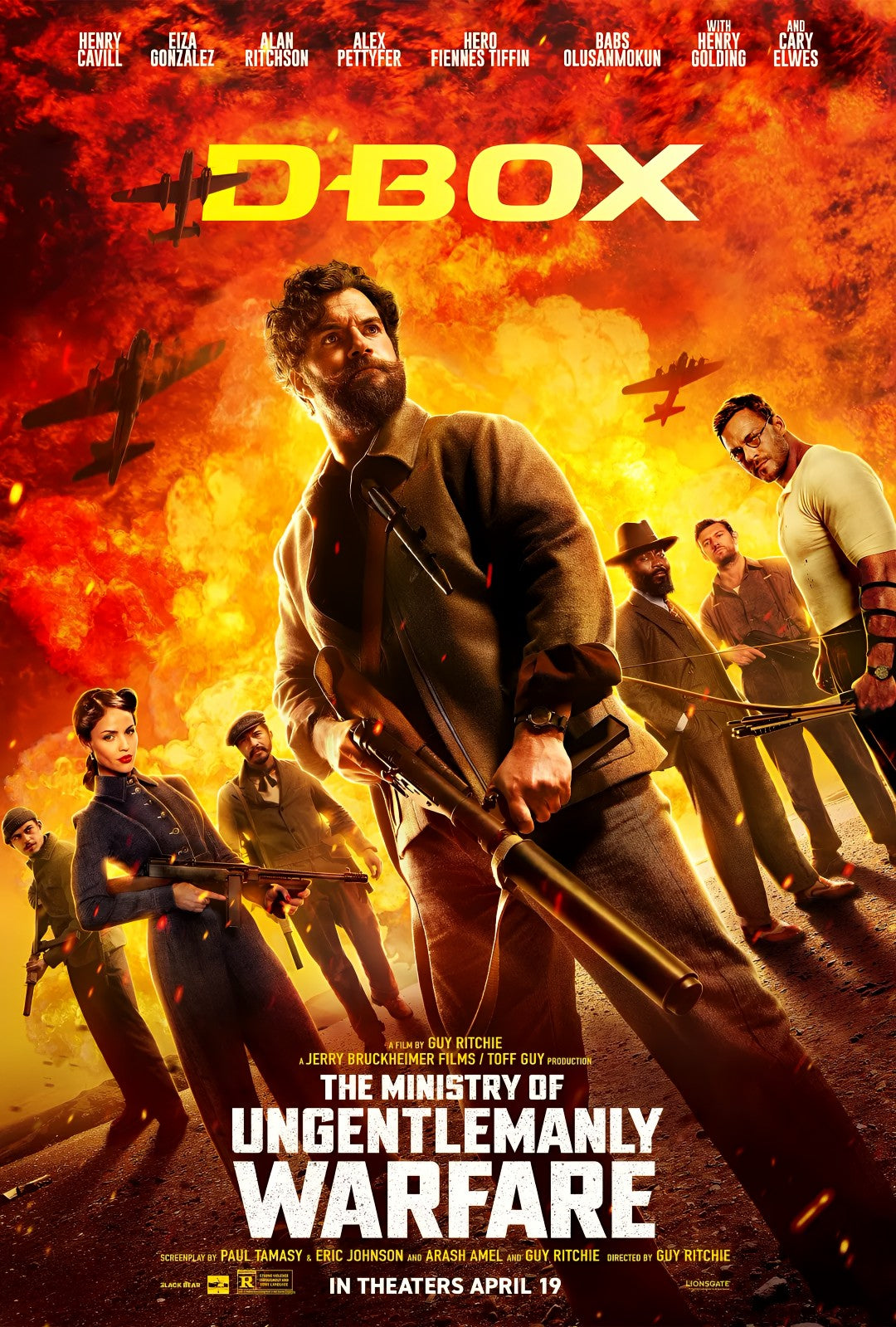 1-Disc The Ministry of Ungentlemanly Warfare (2024) 1080P for Gift Movie All RegionPlay Seal Box Blu-ray