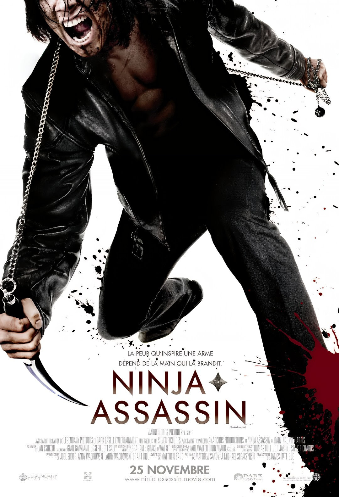 1-Disc Ninja Assassin (2009) 1080P for Gift Movie All RegionPlay Seal Box Blu-ray