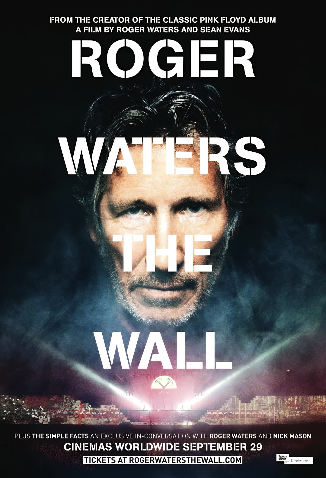 1-Disc Roger Waters: The Wall (2014) 1080P for Gift Movie All RegionPlay Seal Box Blu-ray