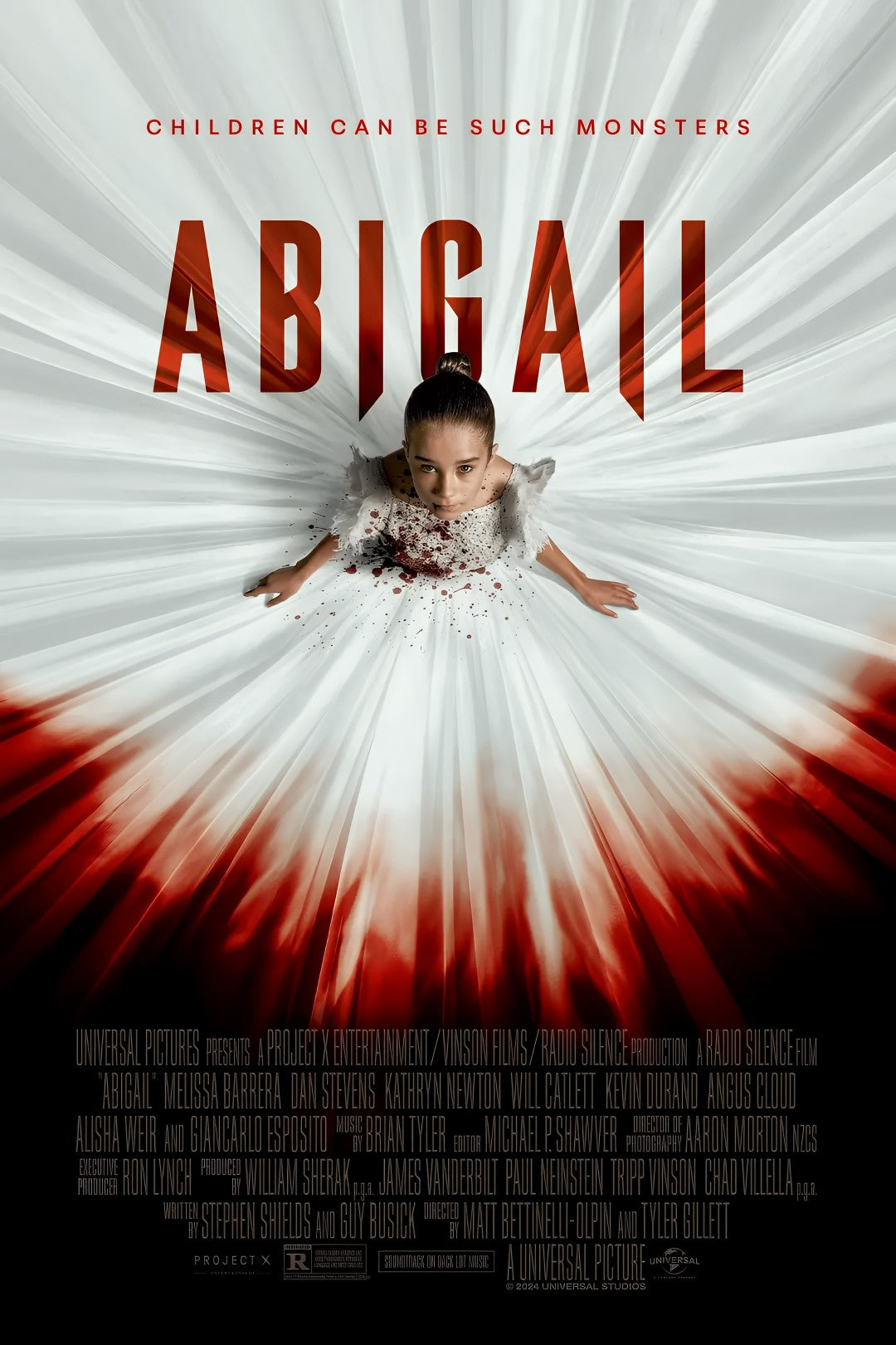 1-Disc Abigail (2024) 1080P for Gift Movie All RegionPlay Seal Box Blu-ray